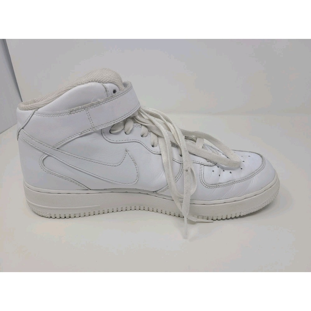 Nike Air Force 1 Mid White 07 Size 11 Men's Triple White - Picture 15 of 16